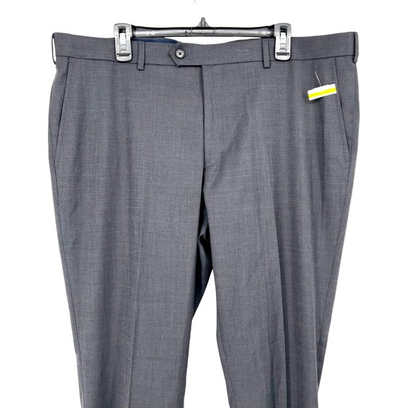 Original Penguin Mens Osmans Wool Blend Dress Pants TrousersGray Waist 41 NWOT - Picture 4 of 11